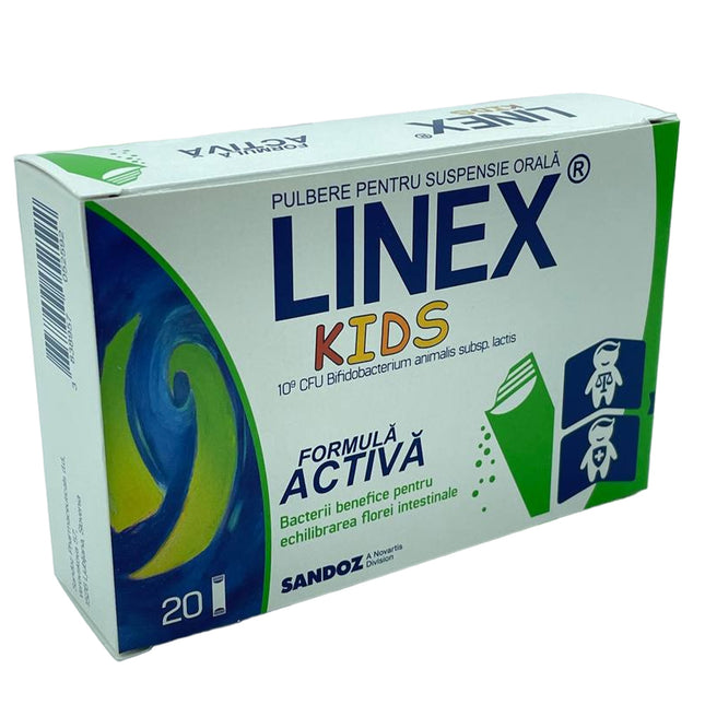 Linex for Kids 10-20 Sachets – Probiotic Powder for Children's Gut Health