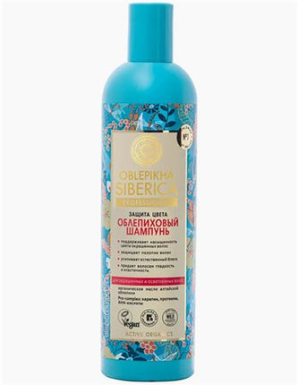 Natura Siberica Oblepikha Shampoo For Colored And Bleached Hair 400ml (Шампунь Natura Siberica Облепиховый Для Окрашенных И Осветленных Волос 400 мл)