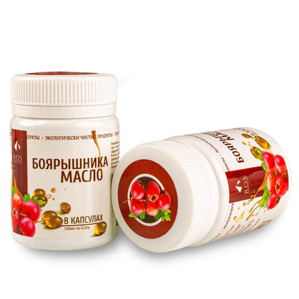 Hawthorn Oil 100% Siberian Organic Cold Pressed (100 softgels)