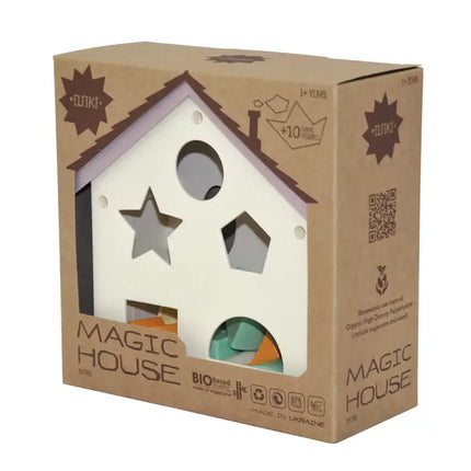 Eco Shape Sorter Magic House, Elfiki