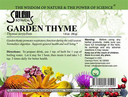 GARDEN THYME HERB 50g