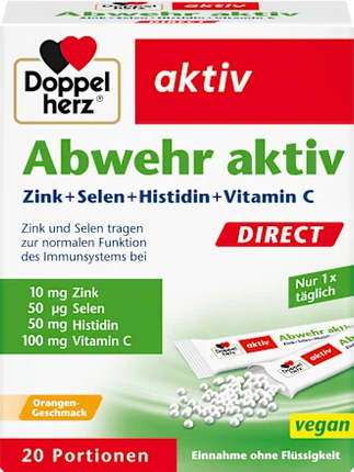 Doppel Herz Abwehr Aktiv Direct Bag 20 pcs, 26 g