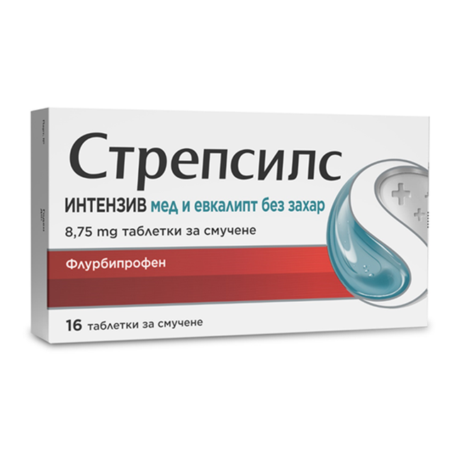 Леденцы Strepsils Intensive без сахара, 16 шт. 