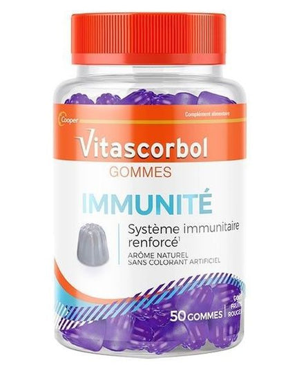 Vitascorbol Gommes Immunite, 50 ct