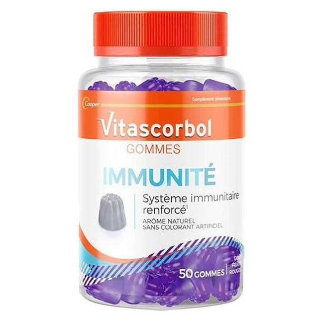Vitascorbol Gommes Immunite, 50 ct