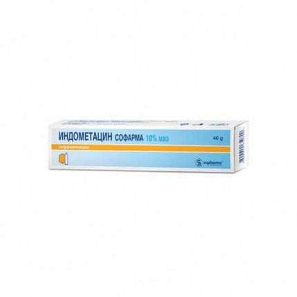 Indometacin 10% ointment, 40 gm