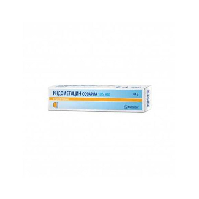 Indometacin 10% ointment, 40 gm