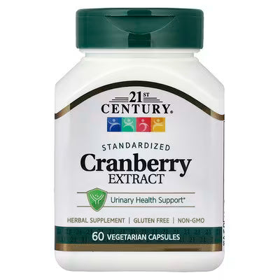 21st Century Cranberry Extract for Urinary Tract – 60 Capsules