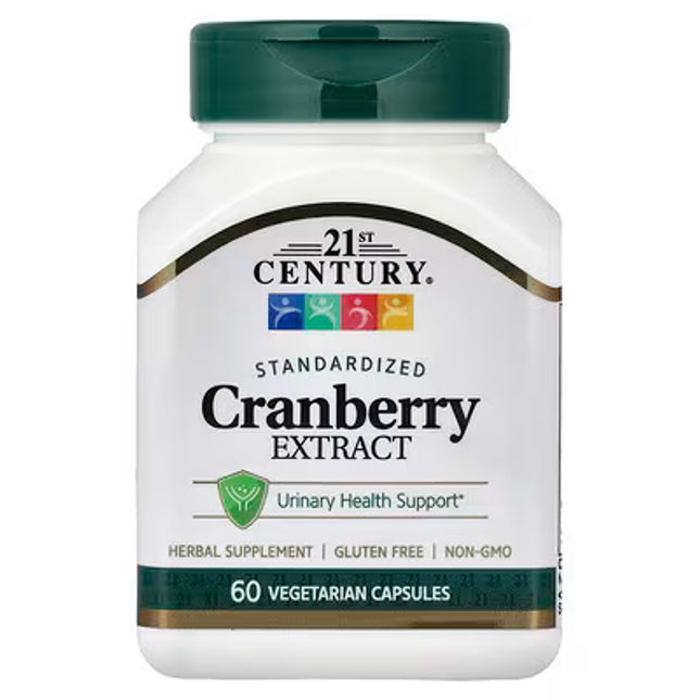 21st Century Cranberry Extract for Urinary Tract – 60 Capsules
