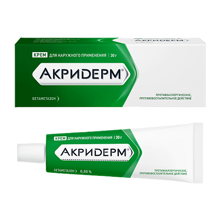 Akriderm cream, 30 gm