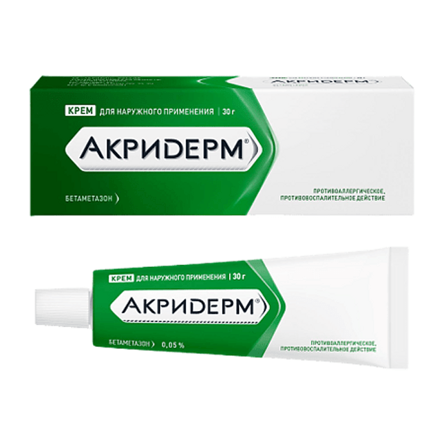 Akriderm cream, 30 gm