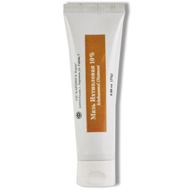Ichthamol ointment 10% (ихтиоловая мазь) 25 gm