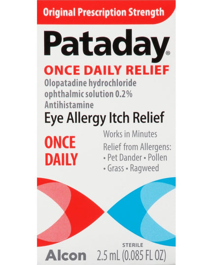 Olopatadine Hydrochloride 0.2% Eye Allergy Itch Relief Eye Drops – 2.5 mL