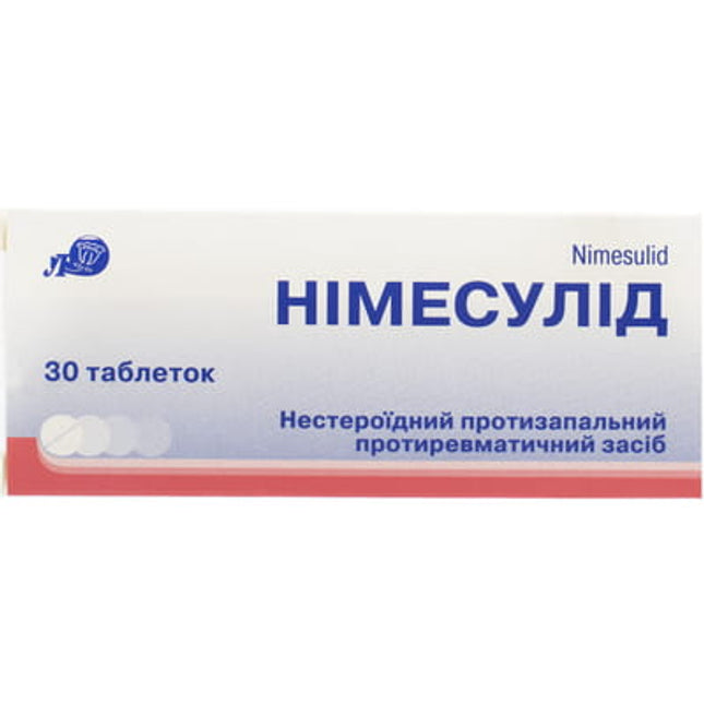 Nimesulid 100 mg, 30 ct