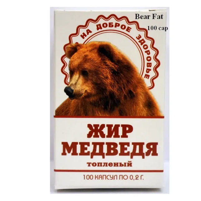 Melted bear fat capsules, 100 ct
