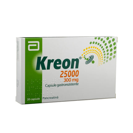 Creon Capsules 10,000 - 25,000 U, 20 caps