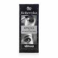 Fitocosmetic Koketka Eyebrow & Eyelash Dye Kit, 1.5 g + 4 ml Long-Lasting Brow & Lash Color with Oxidizing Gel for natural look