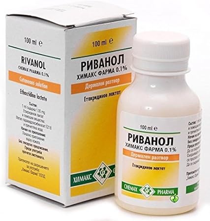 Rivanol Cutaneous Solution, 100 ml