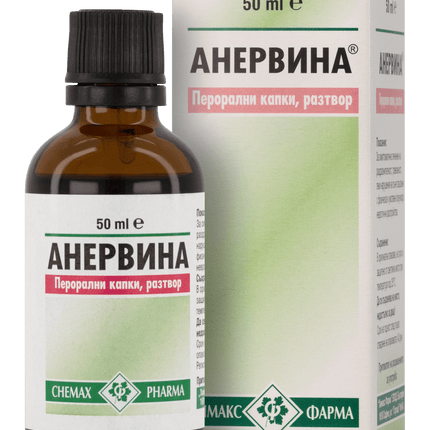 Anervina drops herbal sedative formula, 50 ml
