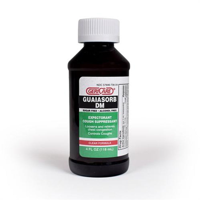 GeriCare Guaiasorb DM Expectorant & Cough Suppressant – 4 fl oz (118 mL
