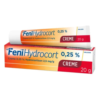FeniHydrocort Cream 0.25% (ФениГидрокорт Крем 0,25%), Hydrocortisone 2.5 mg/g, 20 g