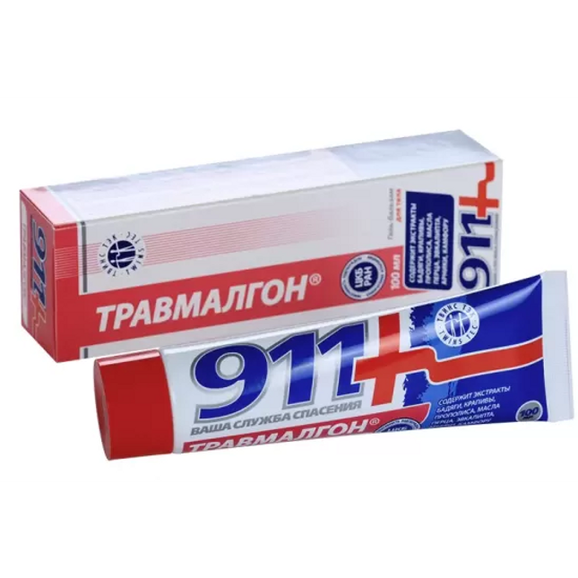 911 Travmalgon Gel: Soothe Sports Injuries & Muscle Discomfort, 100 ml
