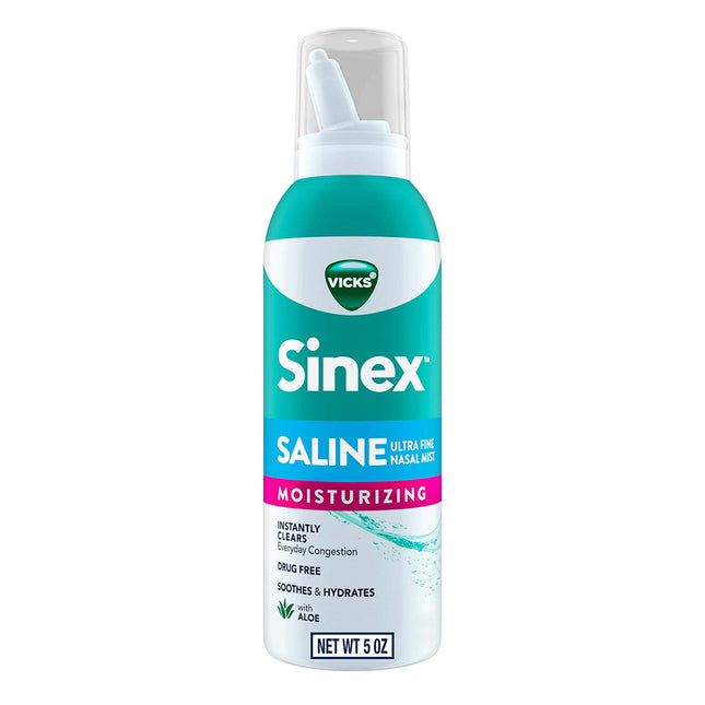 Vicks Sinex Saline Nasal Spray Ultra Fine Mist, 5 oz