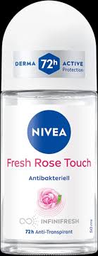 Nivea Roll-On Deodorant, 50 ml  Daily Antiperspirant Roll-On for Freshness & Odor Protection