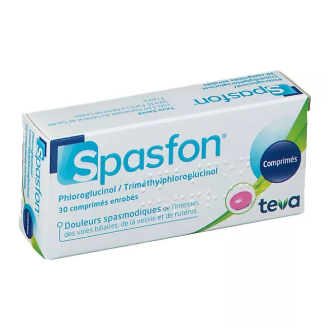 Spasfon Spasmodic Pain 80 mg (Спасфон 80 мг), 30 Tablets
