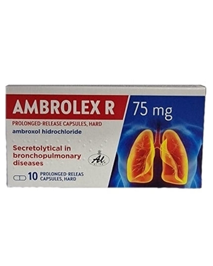 Ambrolex R 75 mg prolonged-release capsules, 10 ct