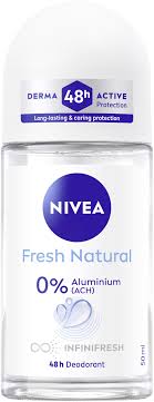 Nivea Roll-On Deodorant, 50 ml  Daily Antiperspirant Roll-On for Freshness & Odor Protection