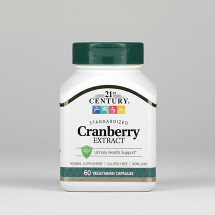 21st Century Cranberry Extract Capsules are formulated to support urinary tract health and provide antioxidant protection. Cranberry has long been used as a nutritional supplement to help maintain urinary tract wellness and support overall health. 