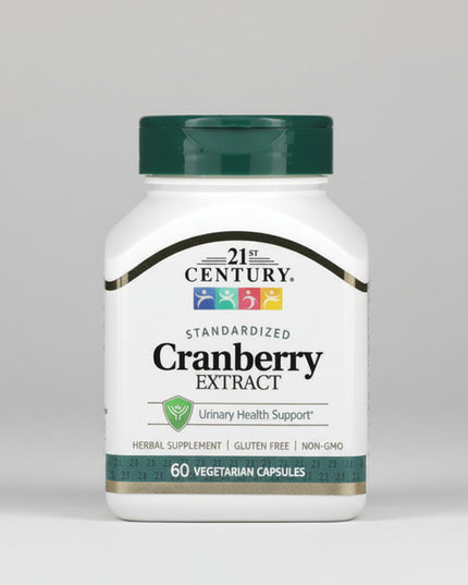 21st Century Cranberry Extract Capsules are formulated to support urinary tract health and provide antioxidant protection. Cranberry has long been used as a nutritional supplement to help maintain urinary tract wellness and support overall health. 