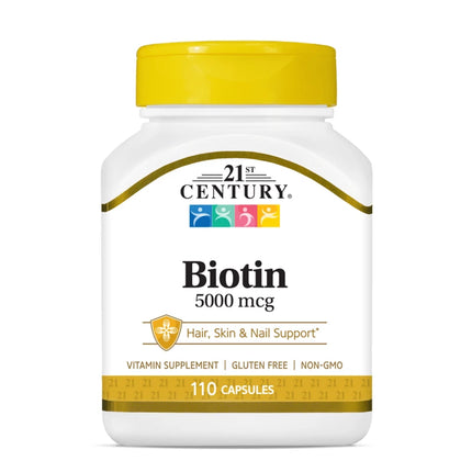 21st century biotin, biotin 5000 mcg, vitamin b7, hair skin nails support, biotin capsules, beauty supplement, hair health support, nail strength support, skin health supplement, vitamin b complex, биотин, витамин b7, биотин 5000 мкг, здоровье волос, здоровье ногтей, здоровье кожи, биотин капсулы, витамин для волос, витамин для ногтей, пищевая добавка, biotina, vitamina b7, biotina 5000 mcg, salud del cabello, salud de las uñas, salud de la piel, cápsulas de biotina, suplemento de belleza, vitamina para el 
