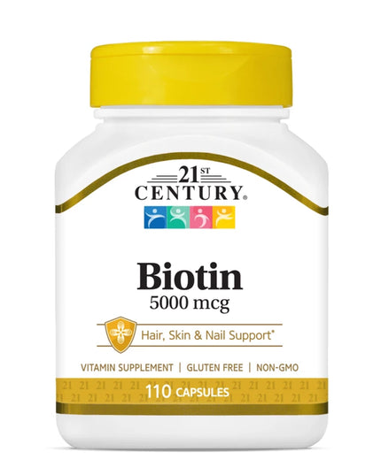 21st century biotin, biotin 5000 mcg, vitamin b7, hair skin nails support, biotin capsules, beauty supplement, hair health support, nail strength support, skin health supplement, vitamin b complex, биотин, витамин b7, биотин 5000 мкг, здоровье волос, здоровье ногтей, здоровье кожи, биотин капсулы, витамин для волос, витамин для ногтей, пищевая добавка, biotina, vitamina b7, biotina 5000 mcg, salud del cabello, salud de las uñas, salud de la piel, cápsulas de biotina, suplemento de belleza, vitamina para el 