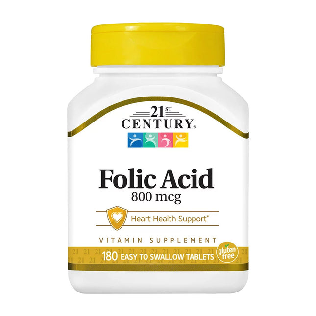 21st century folic acid, folic acid 800 mcg, vitamin b9, folate supplement, heart health support, prenatal vitamin support, red blood cell support, folic acid tablets, daily folate supplement, nutritional support, easy to swallow tablets, vitamin b supplement, фолиевая кислота, витамин b9, фолат, фолиевая кислота 800 мкг, поддержка сердца, поддержка беременности, образование эритроцитов, витамин для женщин, фолатная добавка, здоровье крови, пищевая добавка, ácido fólico, vitamina b9, suplemento de folato, á