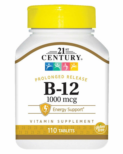 21st century vitamin b12, vitamin b12 1000 mcg, cyanocobalamin, vitamin b12 tablets, prolonged release b12, b12 supplement, nerve health support, red blood cell support, energy metabolism, vitamin supplement, витамин b12, цианокобаламин, витамин b12 1000 мкг, витамин b12 таблетки, пролонгированное высвобождение, поддержка нервной системы, здоровье крови, энергетический обмен, витаминная добавка, витамины группы b, vitamina b12, cianocobalamina, vitamina b12 1000 mcg, tabletas de vitamina b12, liberación pro
