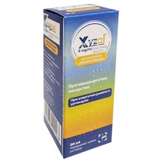XYZAL 5 mg/ml oral drops, solution 20ML