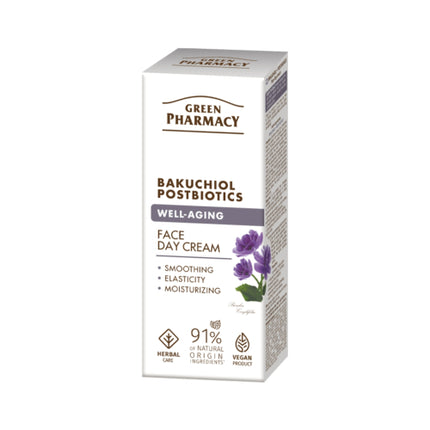 Green Pharmacy Anti-aging day cream - Backuchiol + Postbiotics