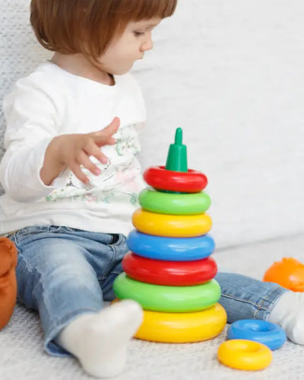 Educational toy "Pyramid" LUX in a box, Tigres