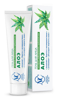 Nevskaya Cosmetics Aloe Face Cream For Oily, Combination & Problematic Skin 40 ml (Крем Невская Косметика Алоэ Для Жирной, Комбинированной И Проблемной Кожи 40 мл)