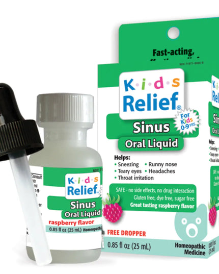 Kids Relief Sinus Raspberry (Oral Liquid for children)