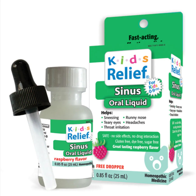 Kids Relief Sinus Raspberry (Oral Liquid for children)
