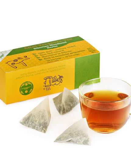 Siberian Wild Altai Treasure Tea - 20 Large Tea Bags Siberian Woodland Herbs