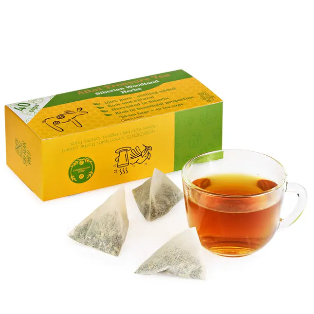 Siberian Wild Altai Treasure Tea - 20 Large Tea Bags Siberian Woodland Herbs