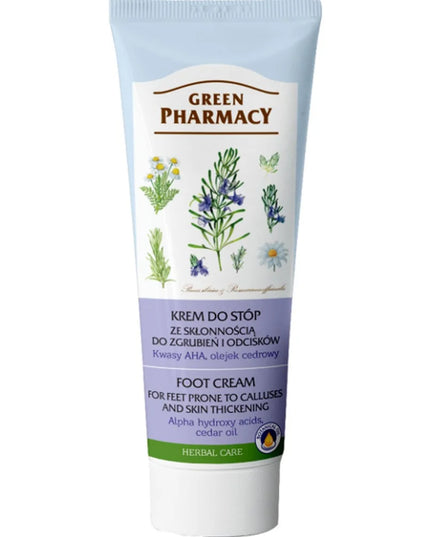 Green Pharmacy Foot Cream Against Corns & Calluses, 75 ML