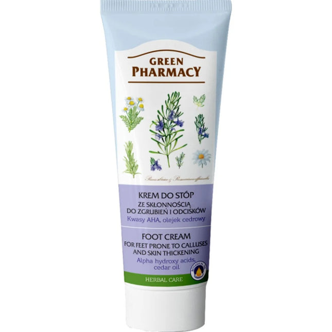 Green Pharmacy Foot Cream Against Corns & Calluses, 75 ML