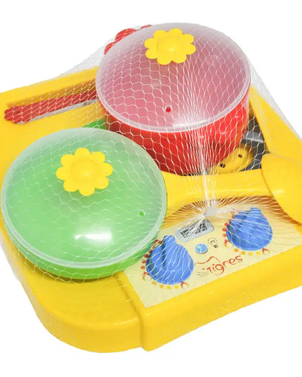 Dinner Set "Chamomile" with kitchen, Dish Set Play, Tigres
