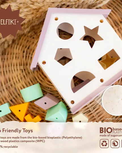 Eco Shape Sorter Magic House, Elfiki