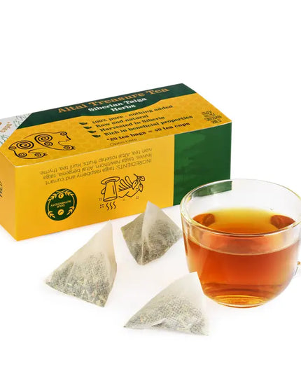 Siberian Wild Altai Treasure Tea - 20 Large Tea Bags Siberian Taiga Wellness Herbs